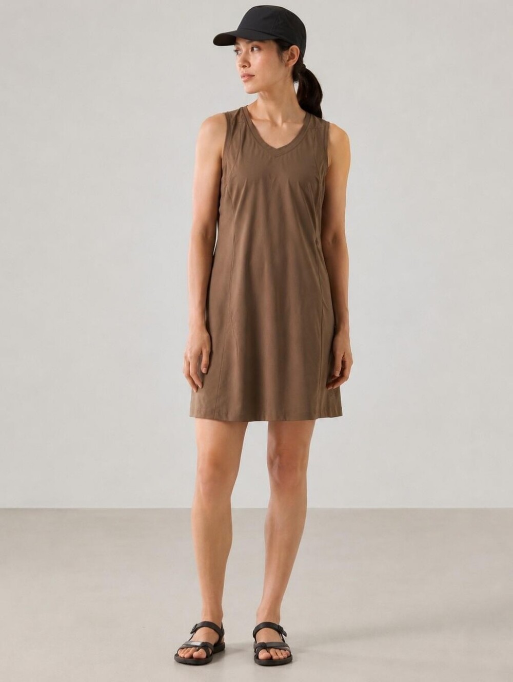 Arc’teryx Sleeveless Brown Tank Dress Women’s Size Large Athletic Gorpcore
